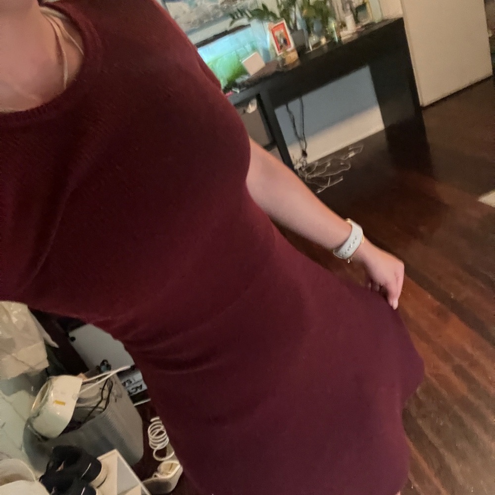 Forever 21 Maroon Ribbed Dress!!
